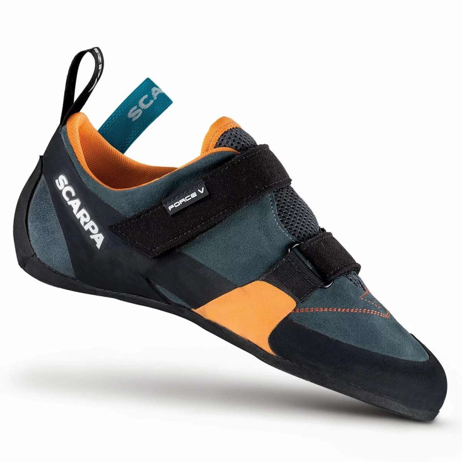 Climbing Shoes * | Scarpa Force V Men'S Mangrove / Papaya