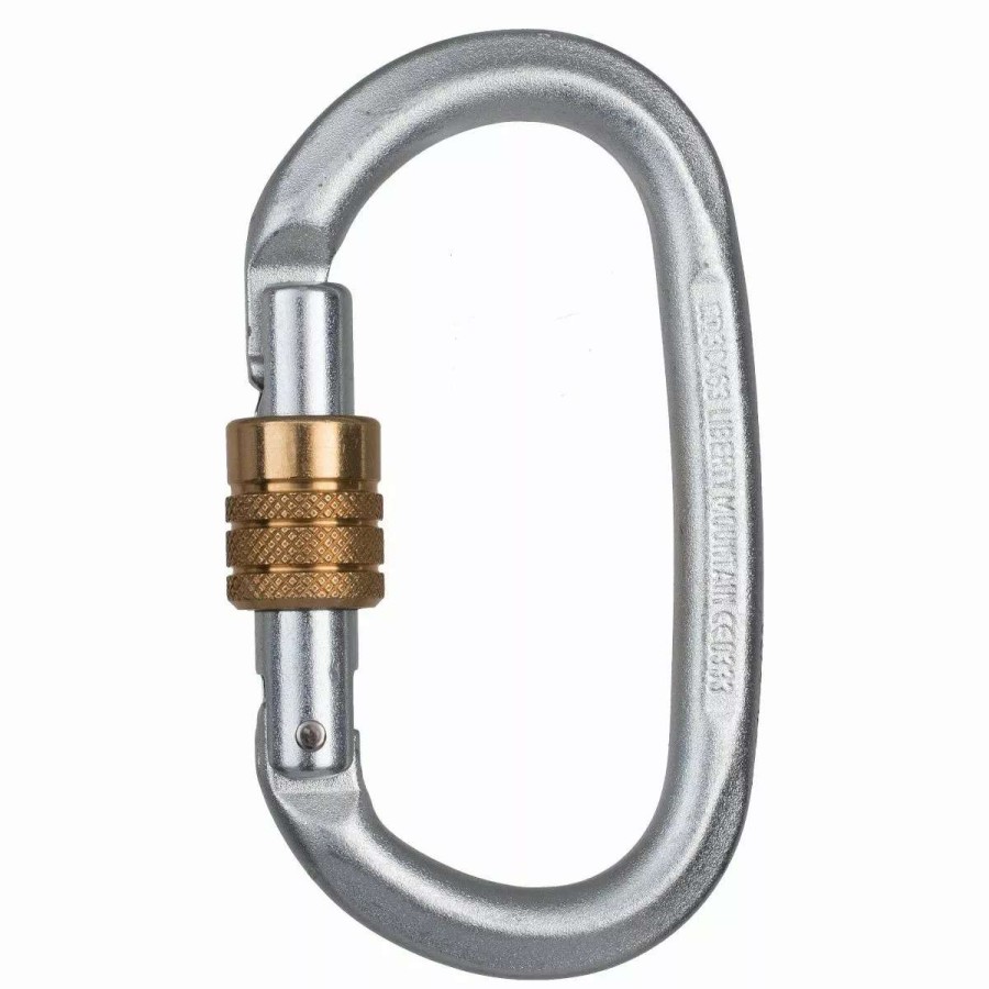 Carabiners & Quickdraws * | Liberty Mountain Steel Heavy Duty Key Lock Oval