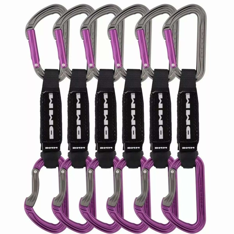 Carabiners & Quickdraws * | Dmm Shadow Quickdraw 12Cm 6 Pack