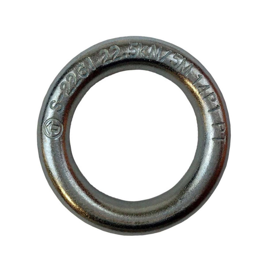 Protection & Hardware * | Climbtech Zinc Plated 10Mm Rap Ring