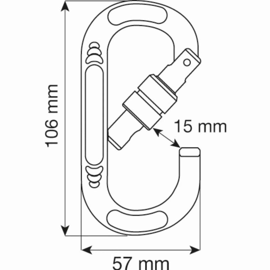 Carabiners & Quickdraws * | Camp Oval Compact Lock