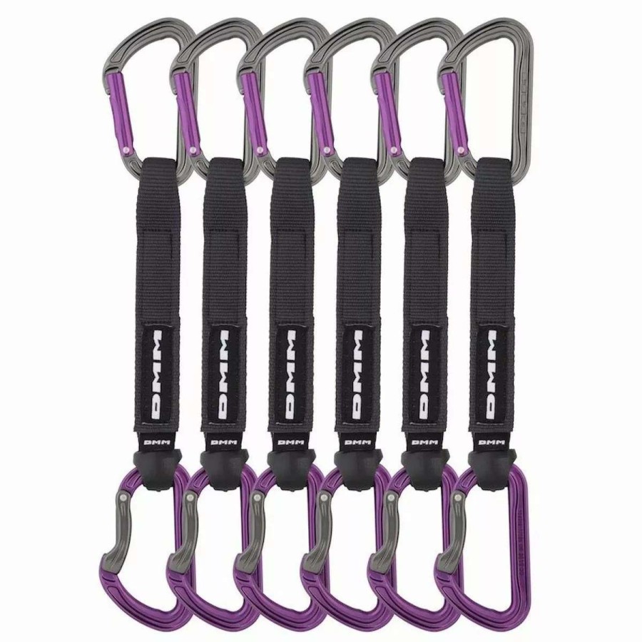 Carabiners & Quickdraws * | Dmm Shadow Quickdraw 18Cm 6 Pack