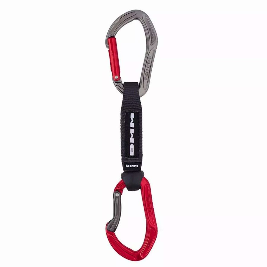 Carabiners & Quickdraws * | Dmm Alpha Sport Quickdraw Titanium / Red