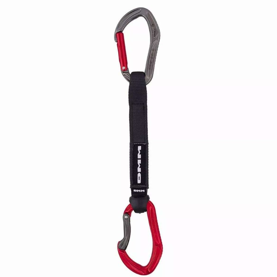 Carabiners & Quickdraws * | Dmm Alpha Sport Quickdraw Titanium / Red