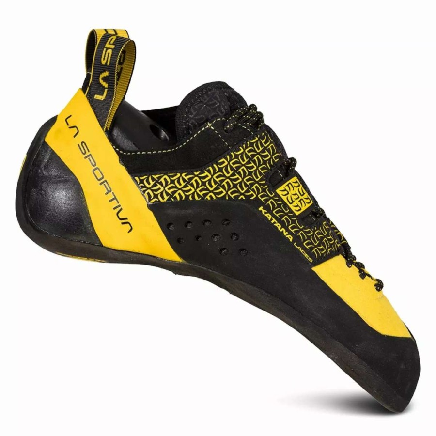 Climbing Shoes * | La Sportiva Katana Lace Men'S Yellow / Black