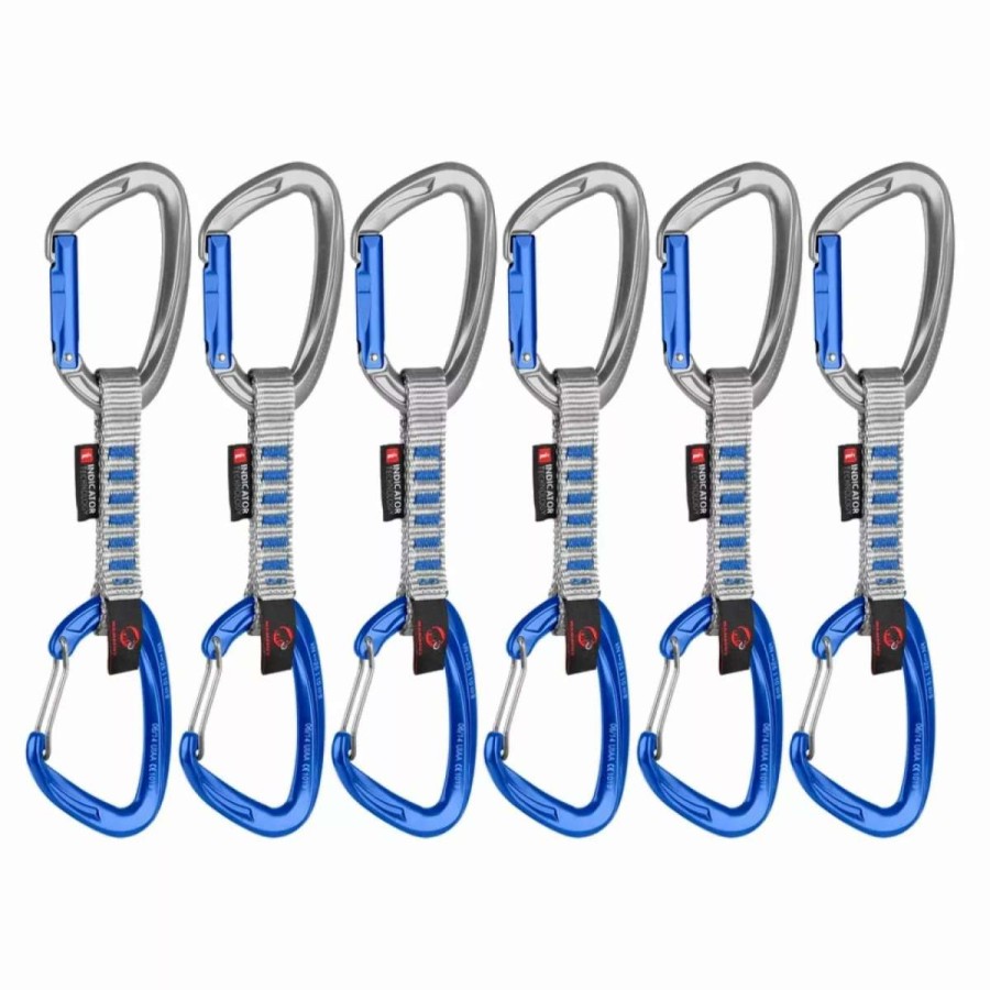 Carabiners & Quickdraws * | Mammut Crag Keylock Wire 10 Cm Indicator Quickdraw 6-Pack