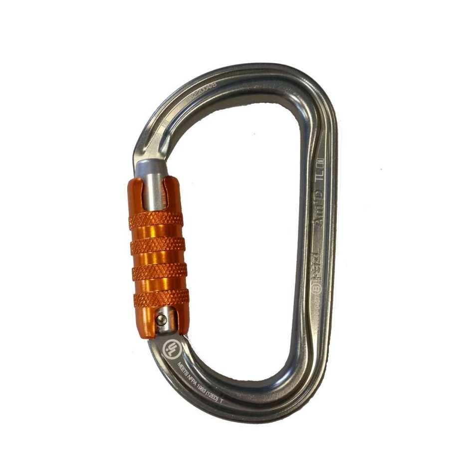 Carabiners & Quickdraws * | Petzl Am'D Triact-Lock Gray