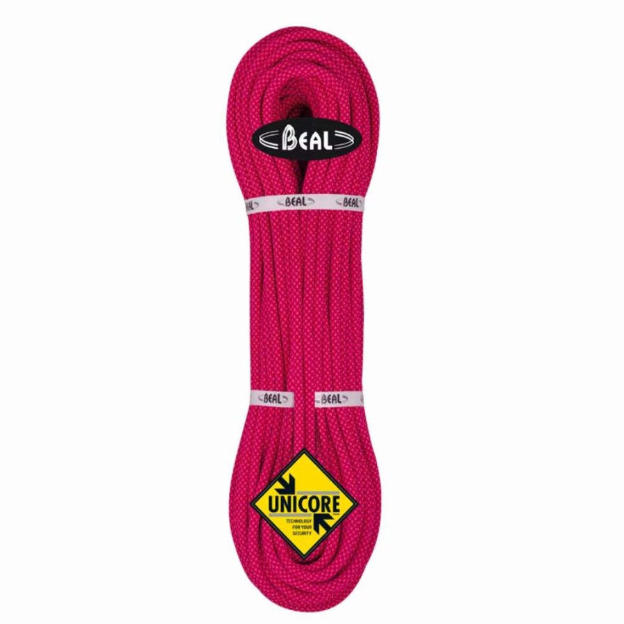 Ropes & Cordage * | Beal Stinger 9.4 Unicore Golden Dry Fuchsia