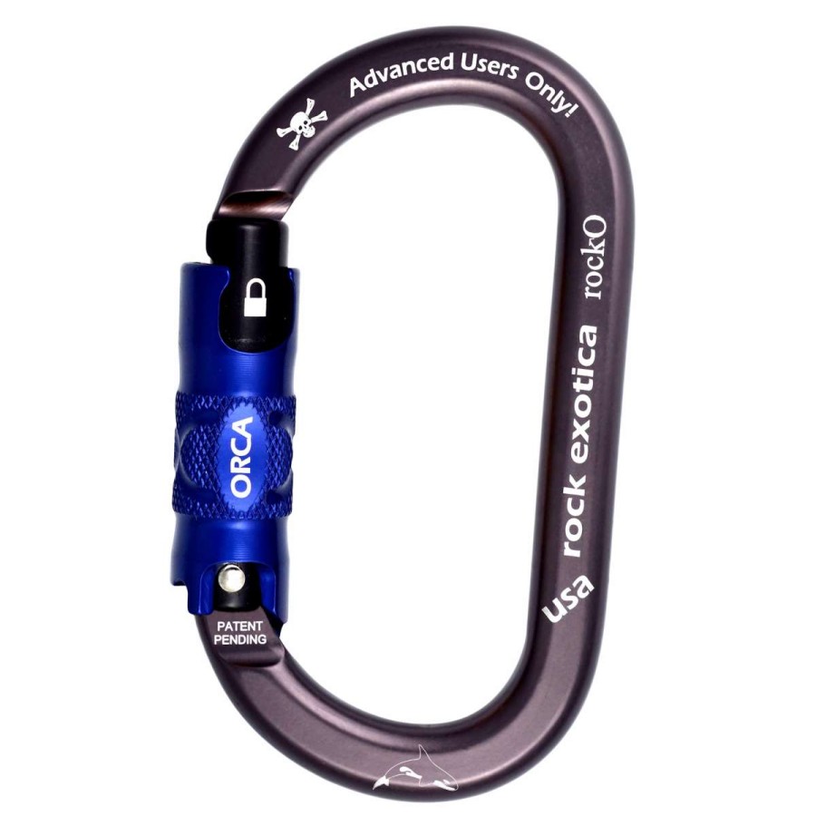 Carabiners & Quickdraws * | Rock Exotica Rocko Orca-Lock Grey