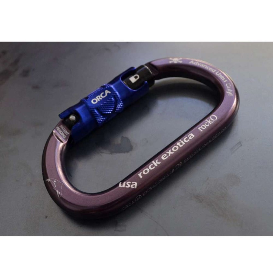 Carabiners & Quickdraws * | Rock Exotica Rocko Orca-Lock Grey