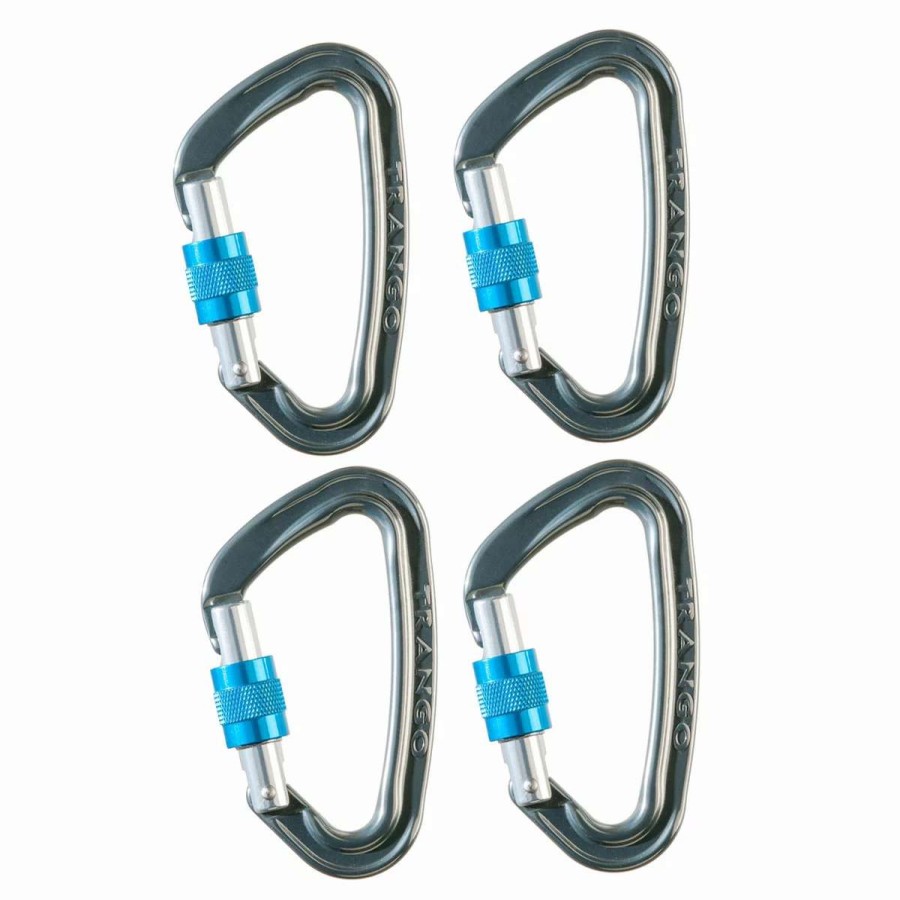 Carabiners & Quickdraws * | Trango React Screwlock 4-Pack