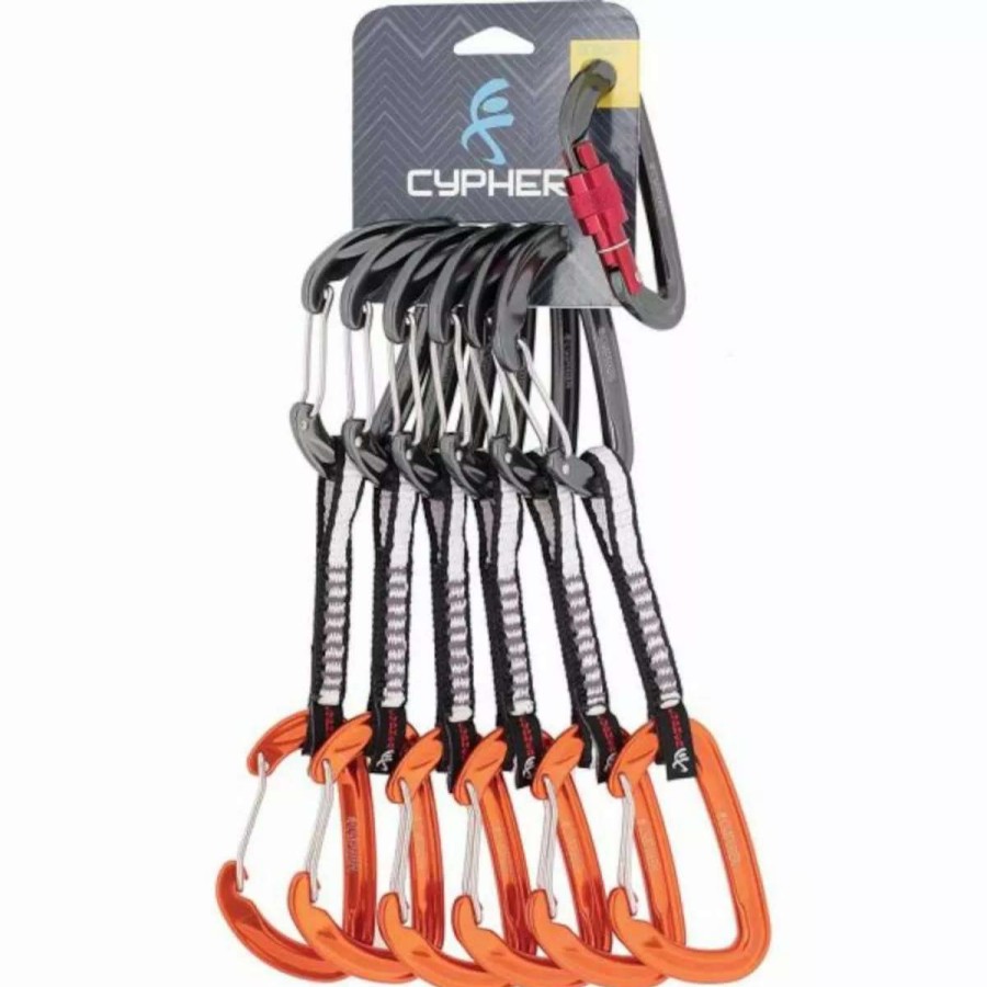 Carabiners & Quickdraws * | Cypher Firefly Ii Quickdraw Wire Gate 6-Pack