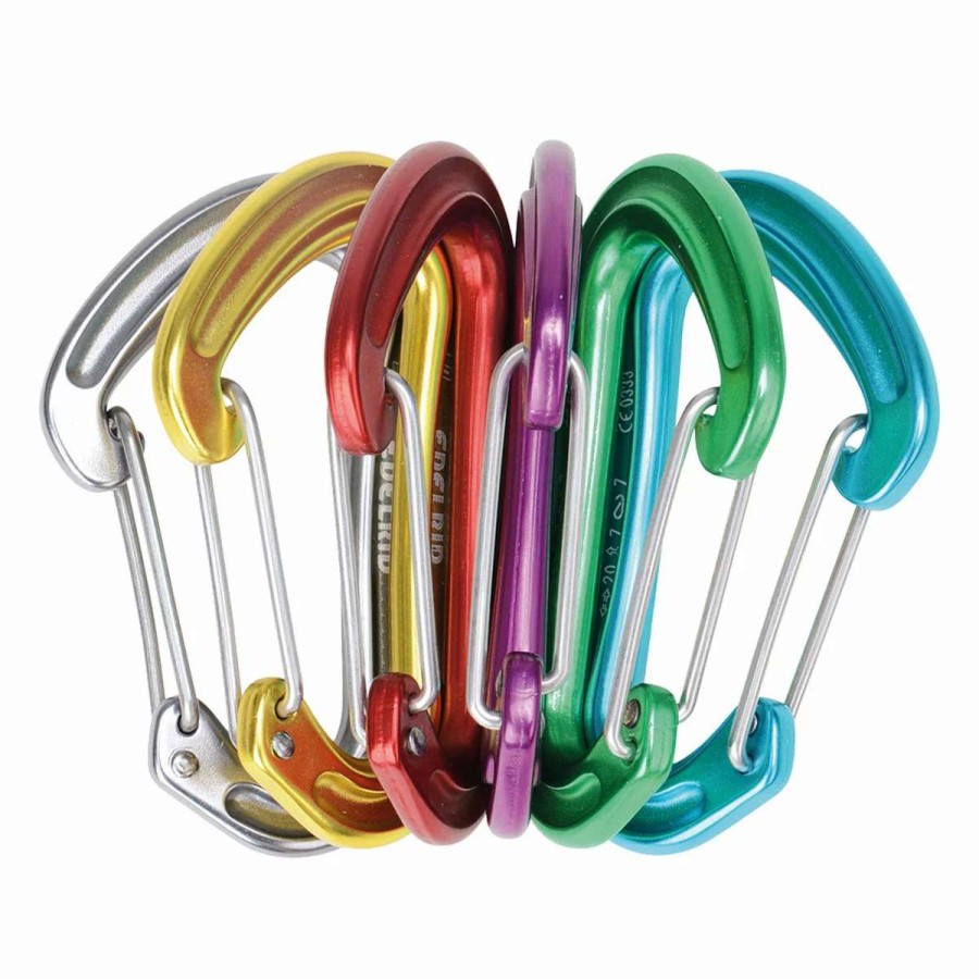 Carabiners & Quickdraws * | Edelrid Nineteen G Assorted 6 Pack