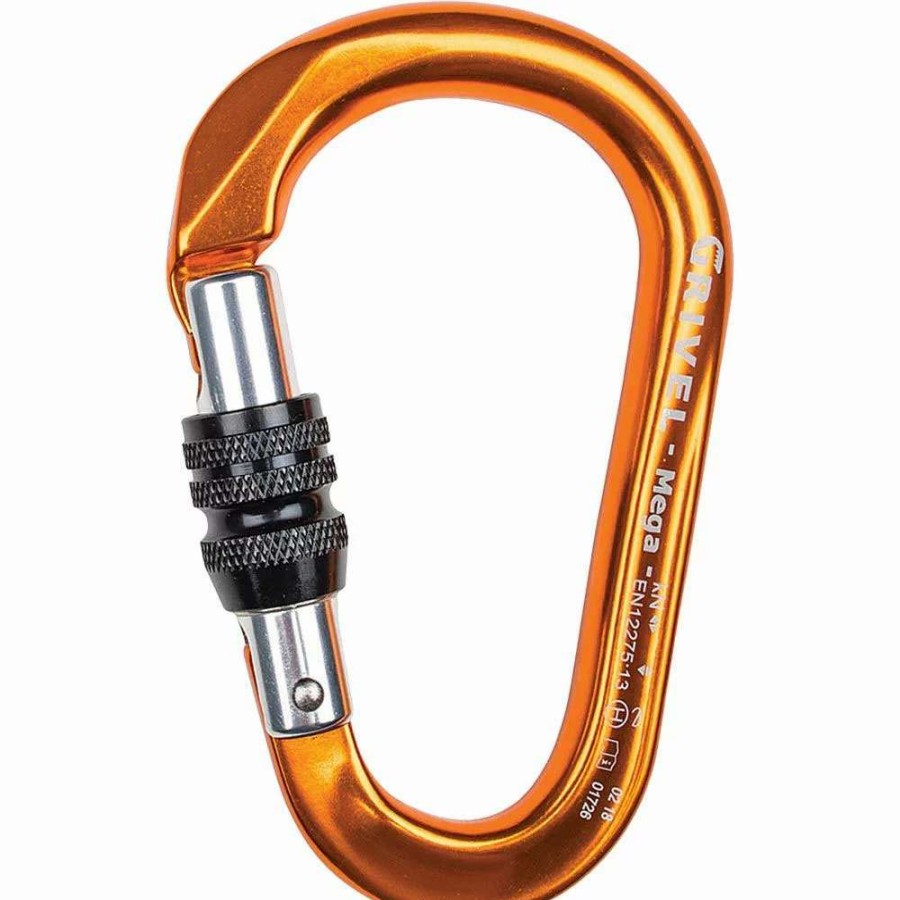 Carabiners & Quickdraws * | Grivel Mega Hms Screw Gate