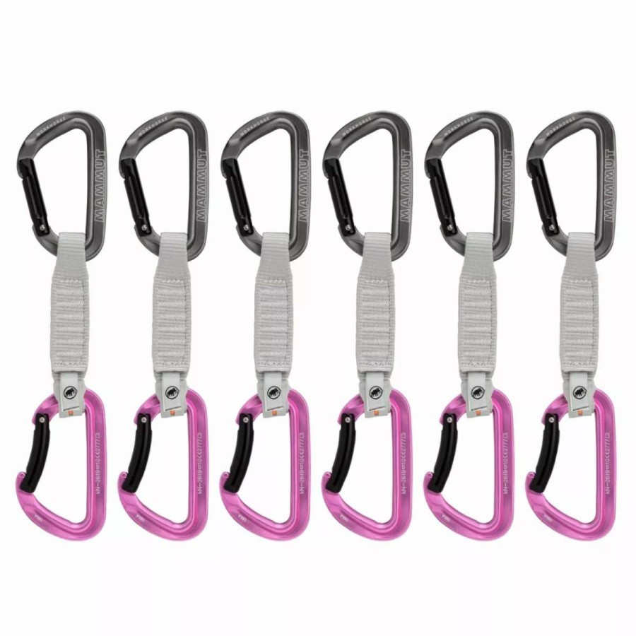 Carabiners & Quickdraws * | Mammut Workhorse Keylock Quickdraw 6-Pack