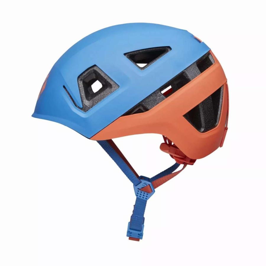 Helmets * | Black Diamond Capitan Helmet Kid'S Ultra Blue / Persimmon